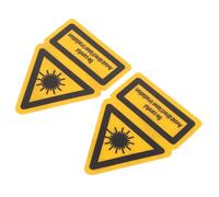 LIGIGWASH 2pcs Warning Stickers Caution Sign Safety Security Labels for Industrial Factory Use Bright Eye-catching Design Preventing Accidents and Enhancing Safety Awareness