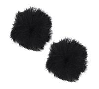 LIGIGWASH 2pcs Windproof Plush Cover for Microphone Supple Material for Ktv Use Acts As Mic Protector and Splash Cover