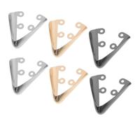 LIGIGWASH 3 Pairs High Heel Tip Cap Covers Stylish Protection for High Heels Pointed Shoe Accessories Gold Silver and Gunmetal Grey Prevents Wear and Enhances Aesthetics
