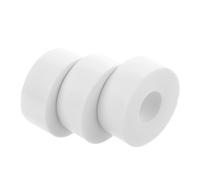 LIGIGWASH 3 Rolls White Disposable Collar Stain Tape Self Adhesive Cuttable Sweat Protector for Shirts Hats Sweaters Breathable Absorbent Invisible Collar Strips Preventing Sweat Stains