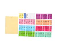 LIGIGWASH 3 Sheets Removable Colorful Electronic Organ Key Stickers for Beginners Piano Label Stickers with Vibrant Notes Guides Keyboard Note for Students Learning and Music Educators