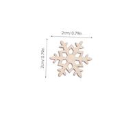 LIGIGWASH 300pcs DIY Christmas Wood Chips Unfinished Wooden Cutouts for Painting and Hanging Ornaments Smooth Sanded Xmas Tree Decorations for Craft Projects and Holiday Decor