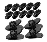 LIGIGWASH 30pcs Mic Clip Small Wire Clips Microphone Mic Clamp Collar for Lavalier Microphone and Mini for Podcasting and Live Streaming