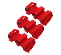 LIGIGWASH 3pcs Adjustable Fire Extinguisher Holder Bands with Nonslip Touch Fastener for Car Mounting Straps for Sedan Suv Commercial Vehicles Secure Fire Extinguisher Fixation and