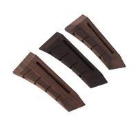 LIGIGWASH 3pcs Curved Ukulele Bridge String Saddle Replacements for DIY Repairs Fit Enhanced Resonance for Stage Performance Daily Practice