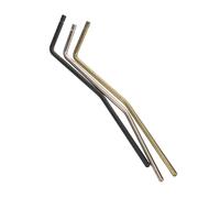 LIGIGWASH 3pcs Electric Guitar Tremolo Insert Whammy Bars with Smooth Operation for Professional Guitarists Compatible with Various Models in Black Gold and Chrome