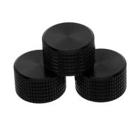 LIGIGWASH 3pcs Guitar Dome Knobs Volume Control Knob Potentiometer Control Guitar Audio Potentiometer Bass Volume Rotate Perillas De Black