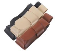 LIGIGWASH 3pcs Harmonica Leather Case Portable Soft Smooth Texture Storage Pouch for Instruments Scratch Protection Brown Black