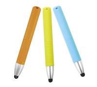 LIGIGWASH 3pcs Kids Stylus Pens for Touchscreen Tablets and Smartphones, Capacitive Screen Touch Pen Set for Children’s Drawing and Writing, High Sensitivity Blue, Neon Green, and Bright