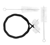 LIGIGWASH 3pcs Trumpet Cleaning Kit Small Cleaning Set Rope Brush White Valve Brush and Supplies Bundle