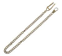 LIGIGWASH 3pcs Vintage Alloy Pocket Watch Chains with Buckle, 37.5cm Hanging Metal Belt Chains for Men’s Mechanical Pocket Watches, Antique Copper Color Accessories for Classic Watches