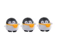 LIGIGWASH 3pcs Wallet Penguin Shape Change Purse Lovely Coin Purse Grey Multi-Functional Storage Bag for Girls to Use As Keychain Bag