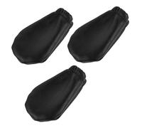 LIGIGWASH 3pcs Waterproof Piano Pedal Dust Covers Black Non-slip Foot Pedal Covers Universal Piano Sustain Accessories Protective Board for Upright and Grand