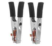 LIGIGWASH 3pcs Welding Ground Clamp Heat Resistant Stable Connection Cable Clips with Strong Grip for Efficient Energy Transfer in Various Welding Projects