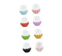 LIGIGWASH 400pcs Heat Resistant Wax Melt Liners Leakproof Aromatherapy Wax Tray Paper Cups Multi Color Protective Coating and Melters
