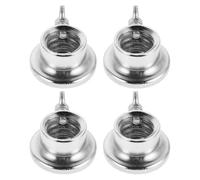 LIGIGWASH 4pcs Barbell Clamps with Weight Collars for Dumbbells Steel Dumbbell Threaded Collar Featuring Quiet Operation and Prevents Sliding for Gym for Weights