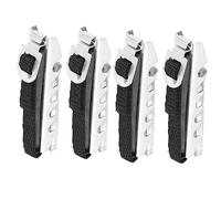 LIGIGWASH 4pcs Black Classical Guitar Capo Clip Set for Acoustic, Electric Guitar and Ukulele Adjustable Portable Clamp for Precise Tuning and Chord Changes