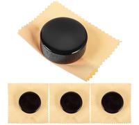 LIGIGWASH 4pcs Black Natural Rosin for Violin Cello Erhu Strings Low Dust Bow String Instrument Maintenance Tool Suitable for Stringed Instruments
