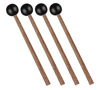 LIGIGWASH 4pcs Ethereal Wooden Drum Mallets for Percussion Instrument Stages Performance Music Practice Students Use