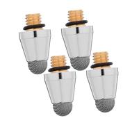 LIGIGWASH 4pcs External Thread Capacitive Stylus Pen Tips with Conductive Fabric Silver Fiber for Precise Touch Screen Input Compatible with Tablets Phones for Designers Architects Engineers