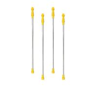 LIGIGWASH 4pcs Garden Sprayer Wand Stainless Steel Replaceable Pole with Extendable Sprayer Pole for Improved Spray Efficiency and Easy Maintenance Replacement Parts