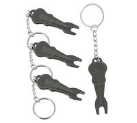 LIGIGWASH 4pcs Guitar Bridge Pin Puller Tool Kit Easy String Change Accessory for Acoustic Guitar Lightweight Design Keychain for Convenient Carrying