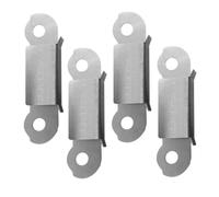LIGIGWASH 4pcs Heated Bed Glass Clips for Printer Platform Precision Hot Bed Retainer Clamps with Smooth Surface Easy to Install and Printer Accessories for Home and Professional Use