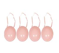 LIGIGWASH 4pcs Inflatable Santa False Belly Props, Pvc Faux Pregnancy Belly Stuffer for Christmas Costume, Maternity Prank Accessory Suitable for Party and Role Play