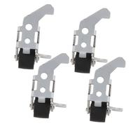 LIGIGWASH 4Pcs Iron Pinch Roller Wheels for Audio Tape Recorder Repair Compact Cassette Pinch Wheels for Maintenance and Drive Mechanism Replacement