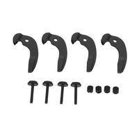 LIGIGWASH 4pcs Metal Fine Tuning Adjusters for Cello Violin String Instruments Dual Knob Accurate Pitch Control Replacement Parts with Elegant Black Finish