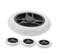 LIGIGWASH 4pcs Plastic Core Replacement Caster Wheels for Shopping Trolleys Luggage Carts Easy Hill Climbing Multifunctional Transport for Household and Travel Use
