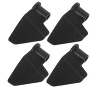 LIGIGWASH 4pcs Replacement Kneading Paddle for Breadmaker Machine Non Stick Black Mixers Paddle Detachable Design for Efficient Dough Mixing and Easy Cleaning Compatible with Bread Machines