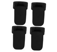 LIGIGWASH 4pcs Silicone Clarinet Thumb Rests Soft Cushion Pads Black Colour Relieve Sore Thumbs Comfortable Support for Playing While Standing Or Walking