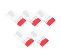 LIGIGWASH 5 Sets Clear Acrylic Door Latch Locking Hasp for Cabinets and Gates Heavy Duty Secure Bolt Lock with Multipurpose Transparent Acrylic Locking Clasp for Trailer and Hauler Ramp