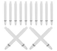 LIGIGWASH 50 Pcs Dart Shaft Nylon 2ba Thread with Ring Set for Steel and Soft Tip Darts, Reliable Performance and Precision, Suitable for Casual and Competitive Play