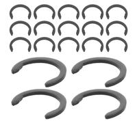 LIGIGWASH 50pcs Spring Steel Retaining Rings for Shaft Compatible with Cricut Maker Heavy Duty E Clip Snap Washer for Stable Rubber Roller Feed Idler Roller Lock Rings for Precise Crafting