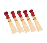 LIGIGWASH 5pcs Bassoon Replacement Reeds Medium Natural Cane Woodwind Instrument Accessories for Beginner and Professional Orchestra Players with Protective Reed Case