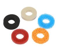 LIGIGWASH 5Pcs Game Controller Buffer Rings for Switch Multi-color Sponge Aim Assist Rings with Varying Hardness Scratch-resistant Cushions for Enhanced Gaming Experience