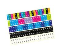 LIGIGWASH 5pcs Kalimba Introductory Stickers for Thumb Piano Scale Labels for Beginners Easy to Install and Remove Without Residue Helpful Learning Tool for Kalimba Keys Recognition