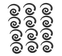 LIGIGWASH 6 Pairs Stainless Steel Snail Spiral Earrings Asymmetrical Design with Irregular Wings Unique Fashion Accessories for Men and Women Comfortable and Stylish Ear Stretchers