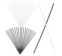 LIGIGWASH 60pcs Guitar Fretboard Side Dot Markers White Black Inlay Stickers for Acoustic Electric Folk Guitar Accessories Safe Smooth Surface