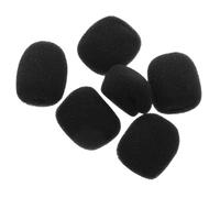 LIGIGWASH 6Pcs Mini Lavalier Microphone Windscreen Covers Durable Foam Protector for Headset and Lapel Mics Compact Design for Indoor and Outdoor Live Streaming Interviews and Conferences