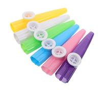 LIGIGWASH 6pcs Plastic Kazoo for Early Education Lightweight Musical with Ergonomic Design Flute Blowers for Preschool Learning Party Favors and Social Interaction