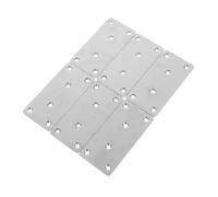 LIGIGWASH 6pcs Stainless Steel Flat Corner Brackets Mending Plates for Furniture Repair Fixing Supports for Stable Corner Reinforcement in DIY Projects