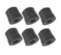 LIGIGWASH 6pcs Trombone Slide End Caps Soft Rubber Bumpers for Brass Instruments Noise Reduction Comfortable Grip Damage Prevention Replacement Accessories