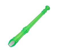 LIGIGWASH 8 Hole ABS Soprano Descant Recorder Emerald Flute for Music Playing and Learning by Music Lovers