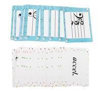 LIGIGWASH 80pcs Piano Music Note Flashcards and Rhythm Study Cards for Music Theory Education Cards for Beginners Portable Learning Tool for Home and Travel