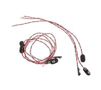 LIGIGWASH 8Pcs 9V Battery Clip Wire Connectors with Port, I-Type 300Mm Hard Plastic Buckle Cable, 9 Volt Battery Adapter for Active Bass Guitar Pickup Box DIY Electronics