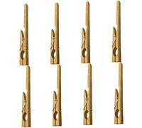 LIGIGWASH 8Pcs Bamboo Laboratory Test Tube Clips Clamp for Secure Fixation of Hot Test Tubes Essential for Chemistry Experiments Comfortable Long Handle Design
