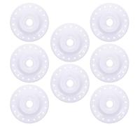 LIGIGWASH 8pcs D Printing Pen Holder Base, White Plastic 3d Pen Storage Holder, Fast Assembly and Disassembly DIY Tool Accessory for Creative Work Sessions
